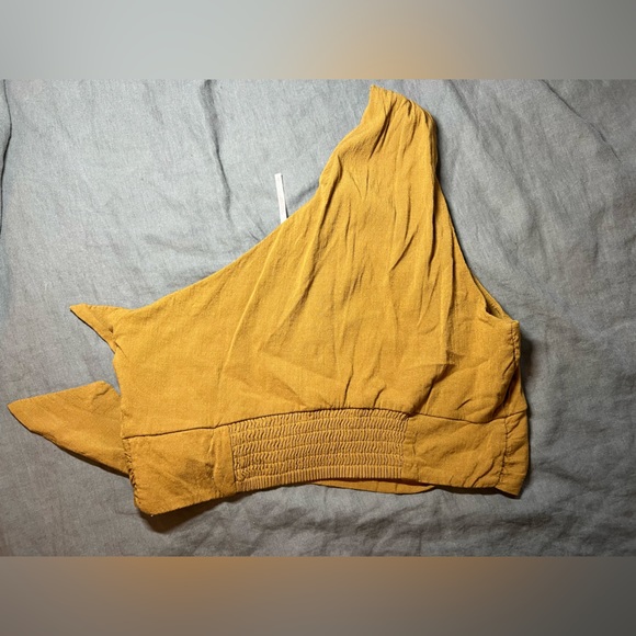 Free People — One Shoulder Tie Waist Crop Top - Picture 9 of 11